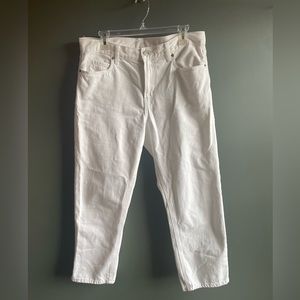 Old Navy Crisp White Straight Leg Jeans